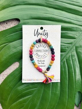 World Finds Kantha Connection Rainbow Unity Bracelet